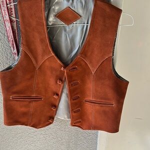 Brown Suede Vest